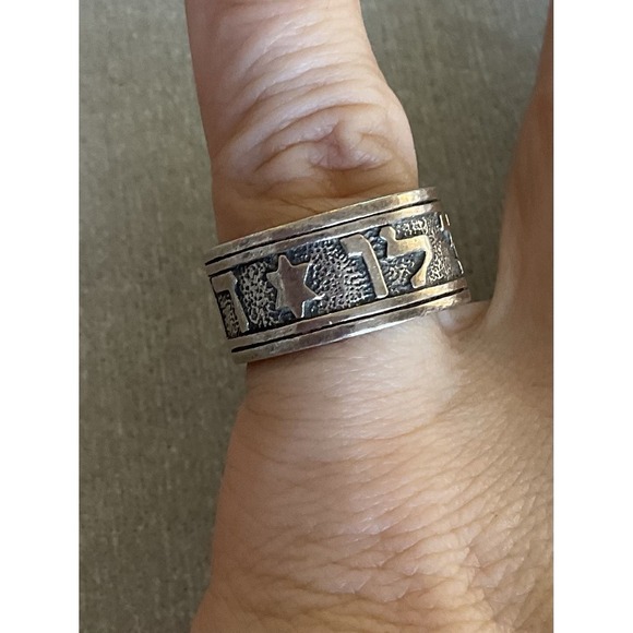 James Avery Lady's Song Of Solomon Sterling Silver Ring Band Size 7 - Picture 7 of 8